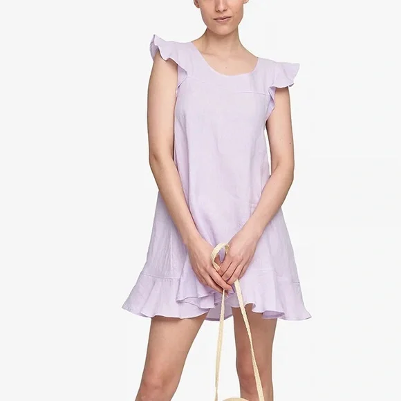 🇨🇦 THE SLEEP SHIRT linen dress/nightie - Picture 2 of 14